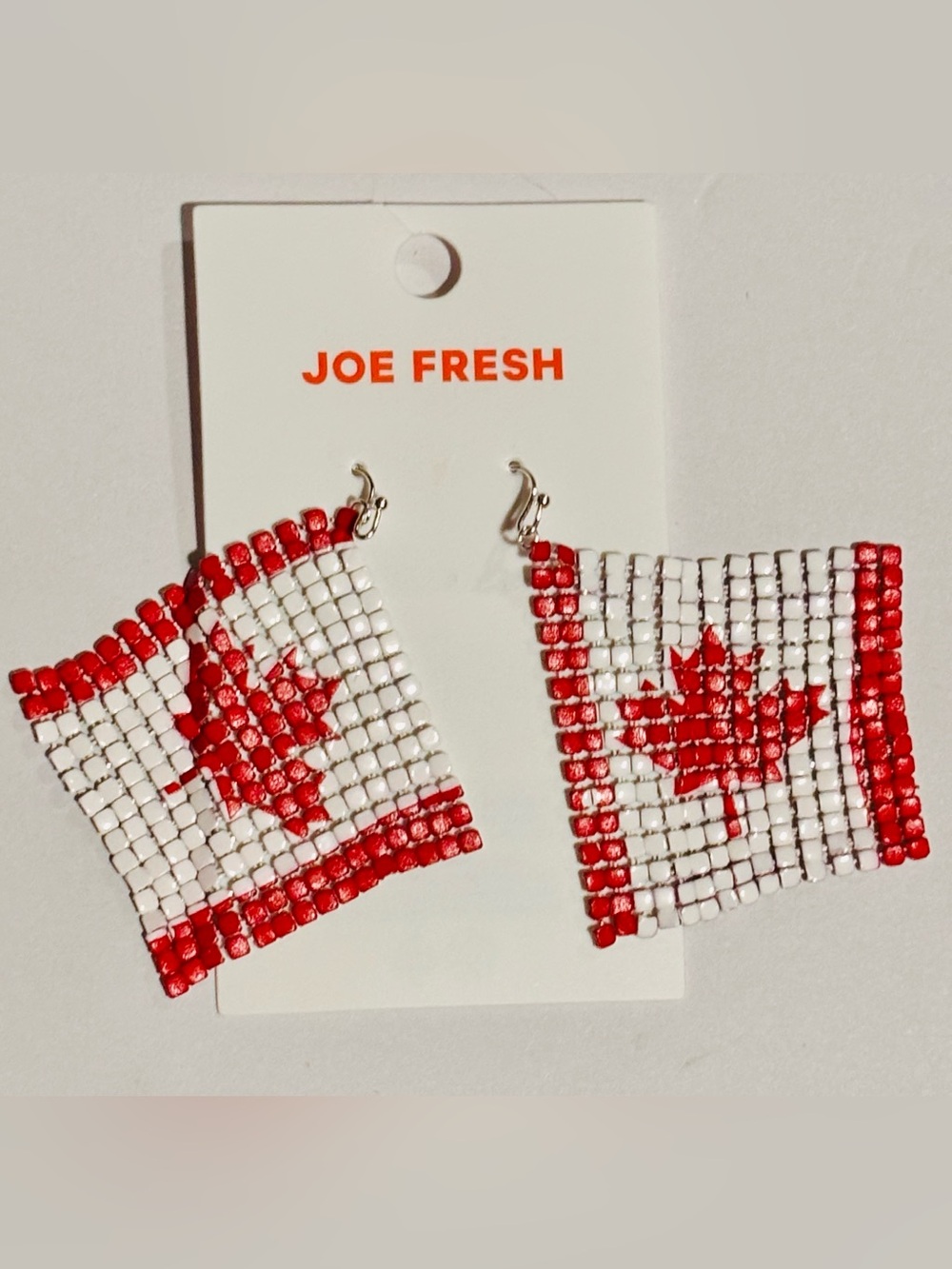 Joe Fresh Canada Flag Earrings